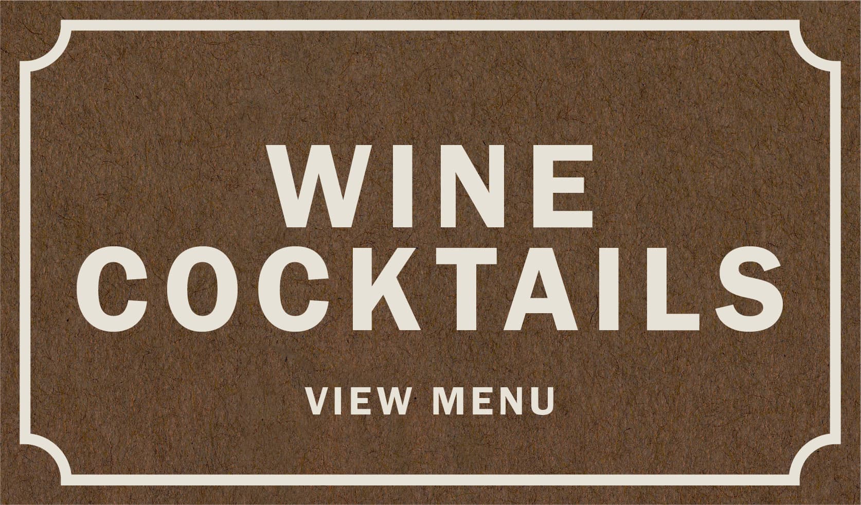 Wine and cocktails menu